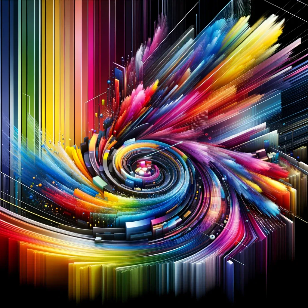 The color palette for a website is a set of colors used in design.